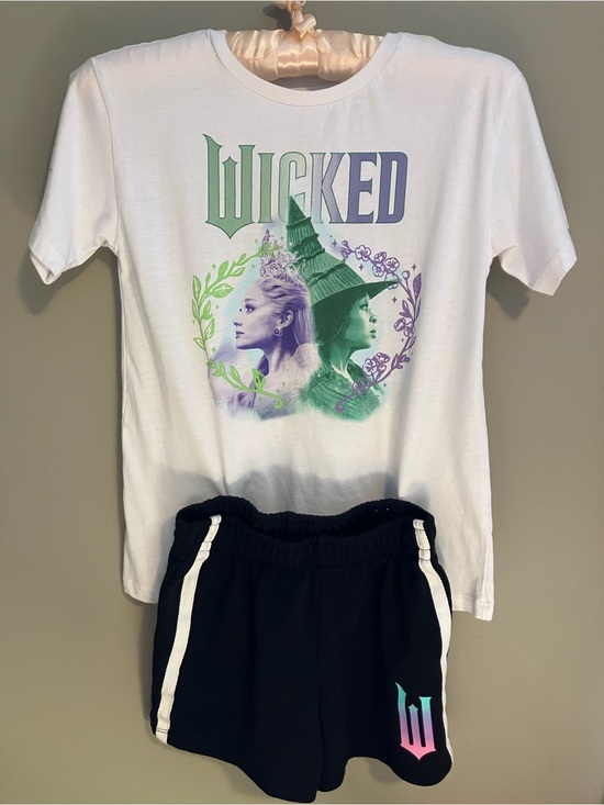 Other - Wicked Short-Sleeve Graphic Tee for Kids in White with Green & Purple